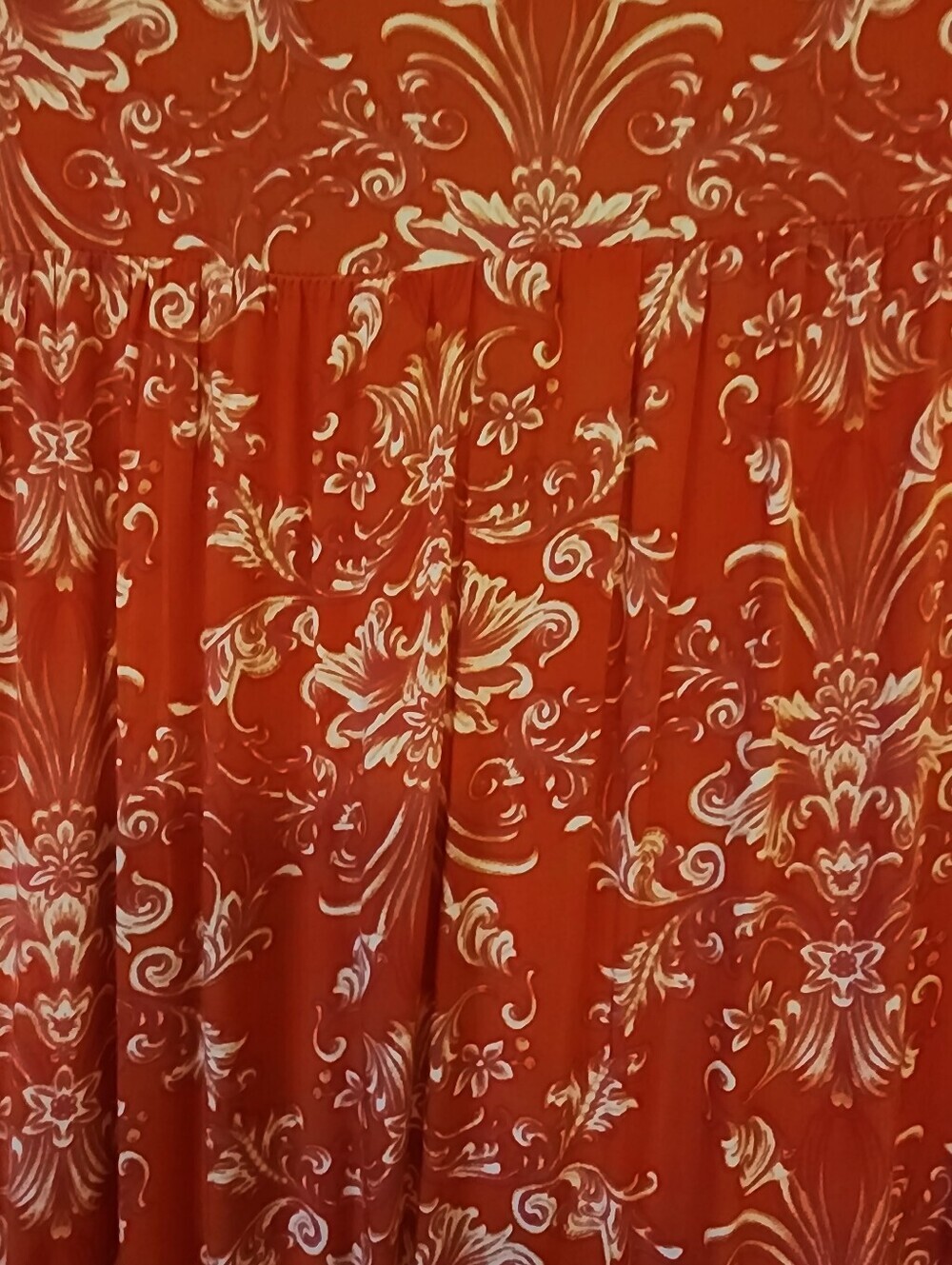 ABEL THE LABEL Strawberry Kisses Boho Maxi Dress Size Medium Anthropologie Red - Picture 10 of 10